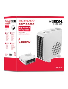 CALEFACTOR 2 EN 1 1.000-2.000W EDM "