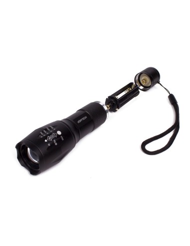 LINTERNA ALUMINIO TACTICA A PILAS SUPERBEAM 5 W HOFFTECH