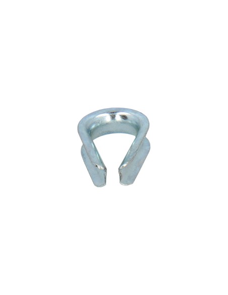 Guardacabos Zincado Para Cable 4 mm.