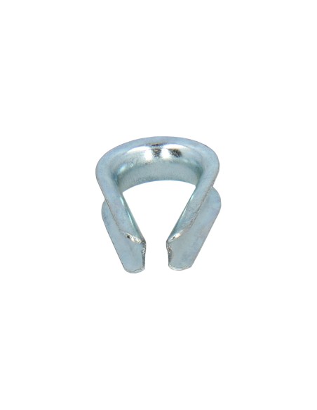Guardacabos Zincado Para Cable 6 mm.