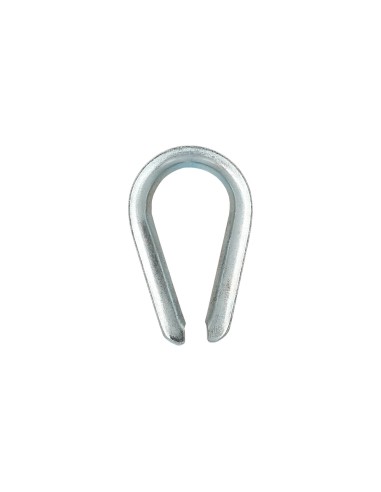 Guardacabos Zincado Para Cable 6 mm.