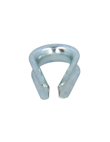 Guardacabos Zincado Para Cable 10 mm.