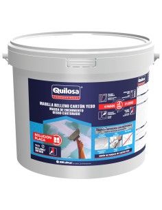 MASILLA DE RELLENO PARA CARTON YESO. (SOLUCION PLACA - PASO 3) CUBO 1,8 KG BLANC