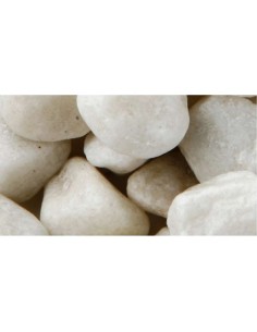 CANTO RODADO 40-60mm BLANCO 20KGS. (SACO)