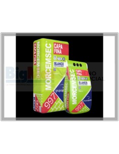 MORTERO PROYECTADO BLANCO 25 KG MORCEM SEC EXTERIOR CAPA GRUESA