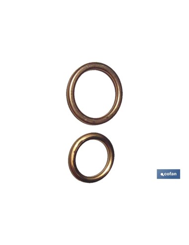 ARANDELA DE COBRE PARA TAPON CARTER 18X24