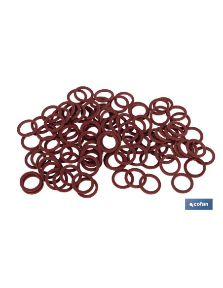 ARANDELA DE FIBRA ROJA M-12 X 22 X 1,5