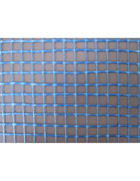 MALLA MORTERO AZUL Fibra Vidrio R/1X50 Mts.