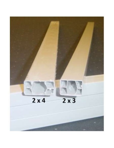 RASTREL PVC PARA SIST.VLS 2X0,03X0X0,022 GRIS (D) ONDULINE