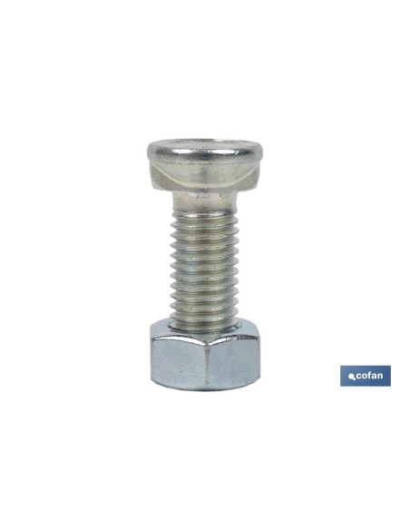 TORNILLO DOS PRISIONEROS C-8.8 M-14X45 ZINCADO