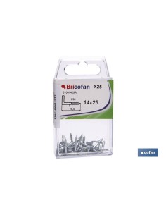 BL 25 UDS. 17X35 ZINCADO