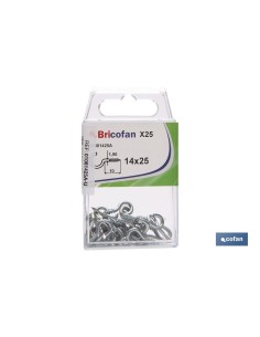BL 5 UDS. 20X70 ZINCADO