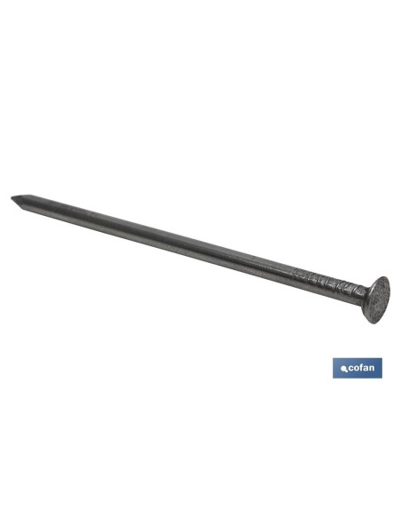 PUNTA HIERRO CABEZA PLANA 3,4X80MM (2,5KG)