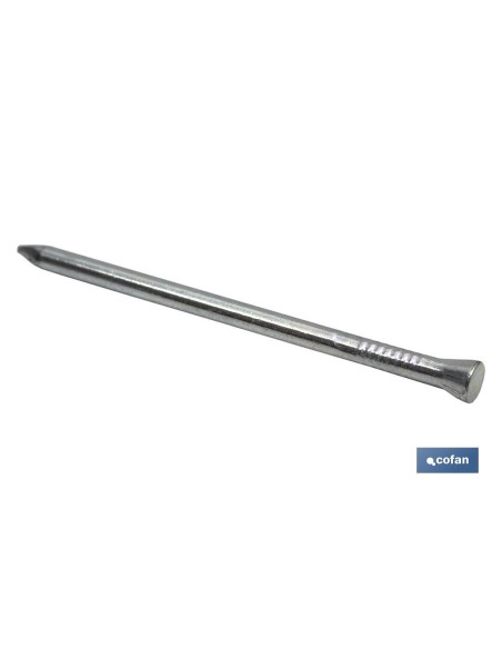 BLÍSTER DE 30 UDS. PUNTA DE ACERO ZINCADO CABEZA CÓNICA 20X45 MM VENTA UNITARIA