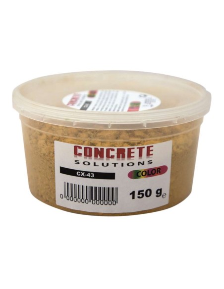 COLORANTE MORTERO CONCRETE CX-43 AMARILLO OCRE 150GR. (C) ESTABLECIM