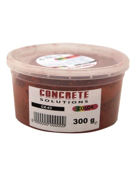 COLORANTE MORTERO CONCRETE CX-43 ROJO 300GR. (C) ESTABLECIM