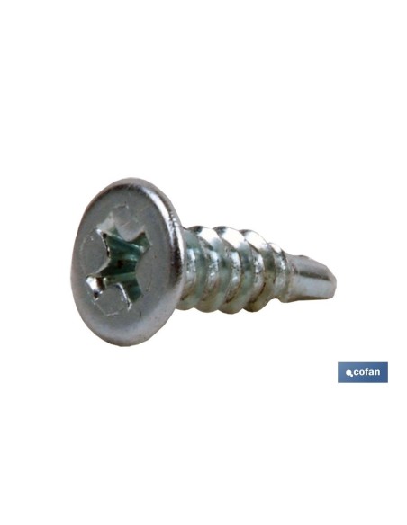 TORNILLO AUTOT. EXTRAPLANO 4,2 X 14 BLANCO