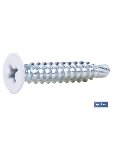 TORNILLO AUTOT. EXTRAPLANO 4,2 X 23 BLANCO