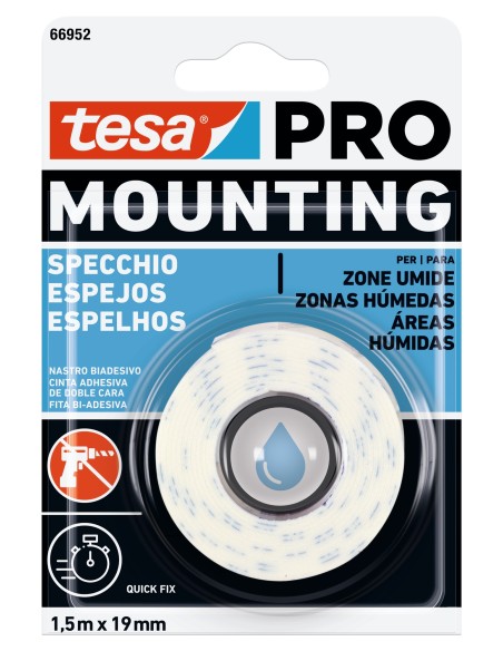 TESA 4952 CINTA DE ESPEJOS 1,5M X 19MM BLISTER