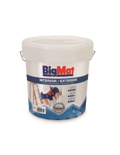 PINTURA PLAST.MATE EXT/INT. 4L. BIGMAT