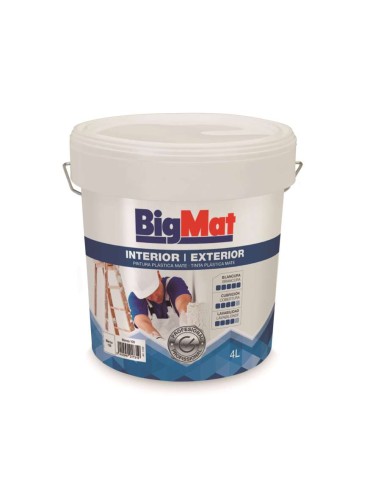 PINTURA PLAST.MATE EXT/INT. 4L. BIGMAT