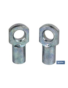 2 UDS ACCESORIO OJAL MUELLE NEUMÁTICO 8MM