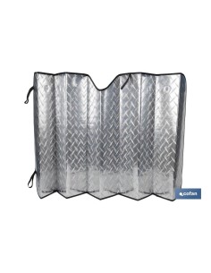 PARASOL ALUMINIZADO EFECTO LÁSER CON VENTOSAS 70 X 150 CM