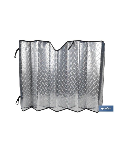 PARASOL ALUMINIZADO EFECTO LÁSER CON VENTOSAS 70 X 150 CM