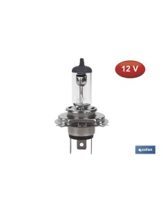 LÁMPARA HALÓGENA COFAN H4 (P43t) 12V 60/55W