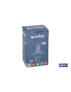LÁMPARA HALÓGENA COFAN H4 (P43t) 12V 60/55W 2