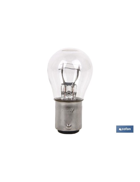 LÁMPARA COFAN 2 POLOS P21/5W (BAY15d) 12V