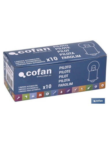 LÁMPARA COFAN PILOTO R5W (BA15s SCC) 12V