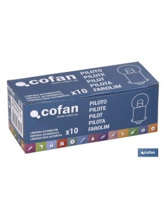 LÁMPARA COFAN PILOTO R10W (BA15s SCC) 12V 2