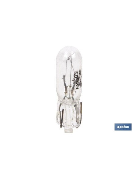 LÁMPARA S/CASQUILLO W1,2-T5 12V