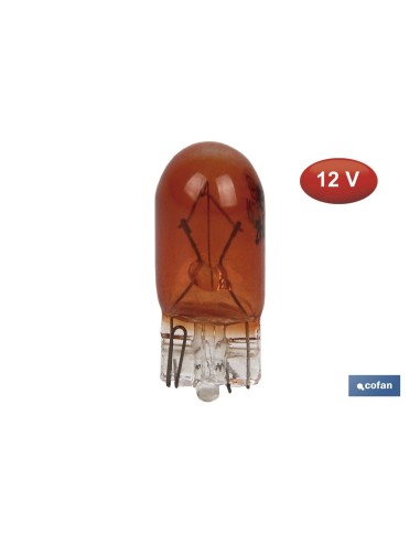 LÁMPARA S/CASQUILLO W5W 12V ÁMBAR venta unitaria