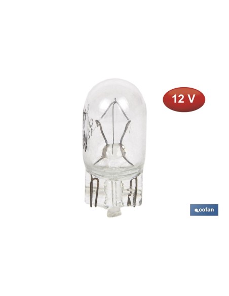 LÁMPARA S/CASQUILLO W5W 12V