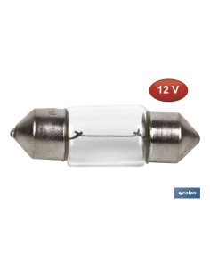 LÁMPARA PLAFONIER C10W (11X31mm) 12V venta unitaria