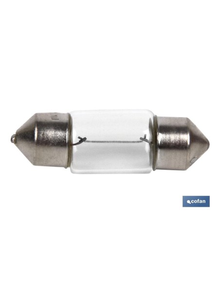 LÁMPARA PLAFONIER C10W (11X31mm) 12V venta unitaria