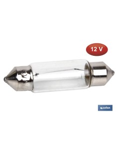 LÁMPARA PLAFONIER C10W (11X38mm) 12V venta unitaria
