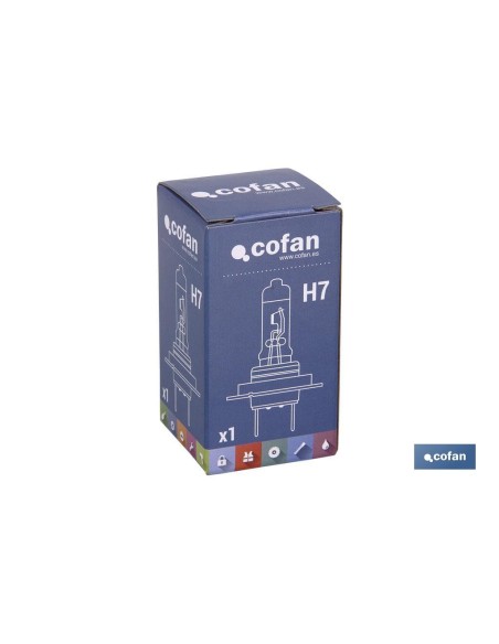 LÁMPARA HALÓGENA COFAN H7 (Px26d) 24V 70W