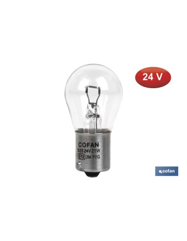 LÁMPARA COFAN 1 POLO P21W (BA15s) 24V