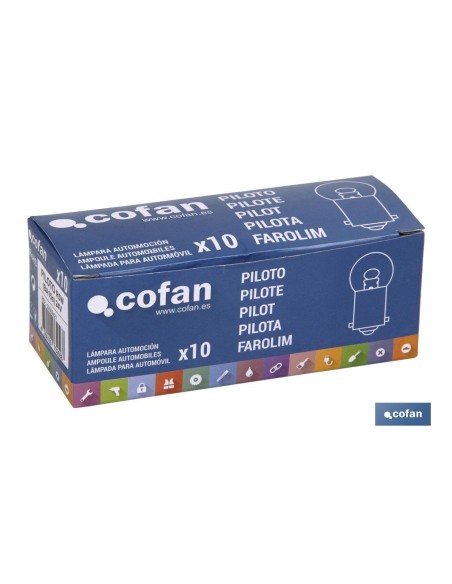 LÁMPARA COFAN PILOTO R5W (BA15s) 24V