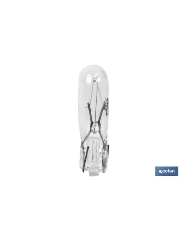 LÁMPARA S/CASQUILLO W1,2-T5 (W2X4, 6d) 24V venta unitaria