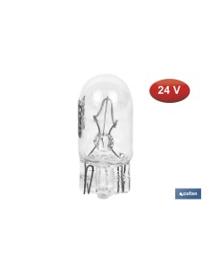 LÁMPARA S/CASQUILLO W5W (W2,1x9,5d) 24V venta unitaria