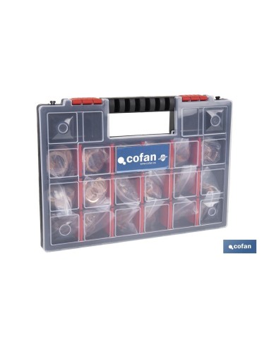 MALETIN 400 ARANDELAS DE COBRE