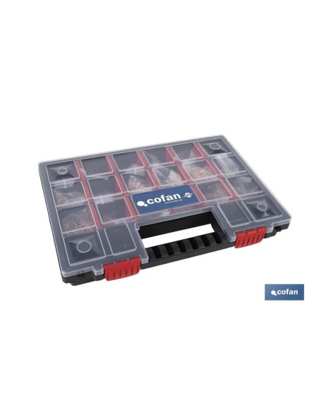 MALETIN 400 ARANDELAS DE COBRE