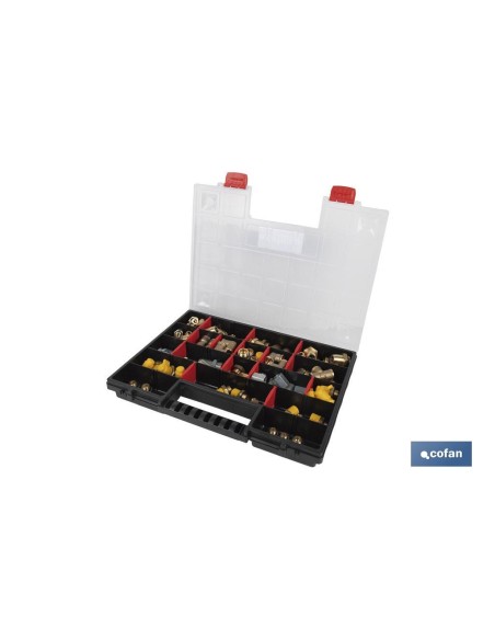 MALETIN RACORES METÁLICOS RAUFOSS 90 pcs