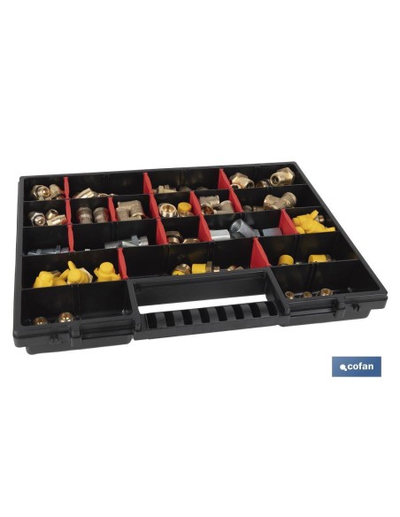 MALETIN RACORES METÁLICOS RAUFOSS 90 pcs