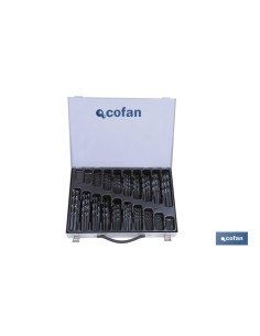 MALETIN SURTIDO BROCAS HSS 1-10 - 250 Und