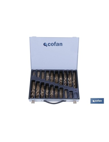 MALETIN SURTIDO BROCAS COBALTO 1-10 - 125 Unds.